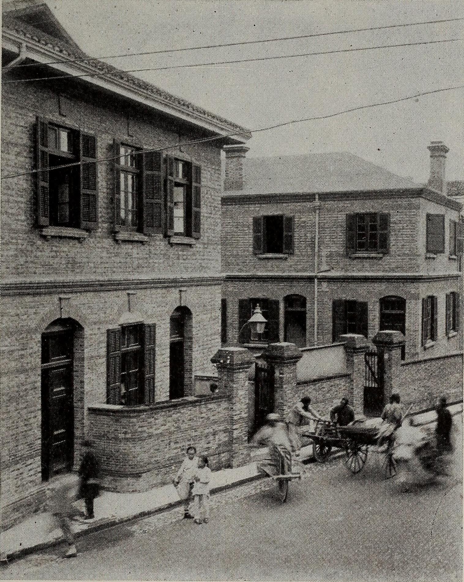 St. Luke's Hospital in Shanghai um 1909