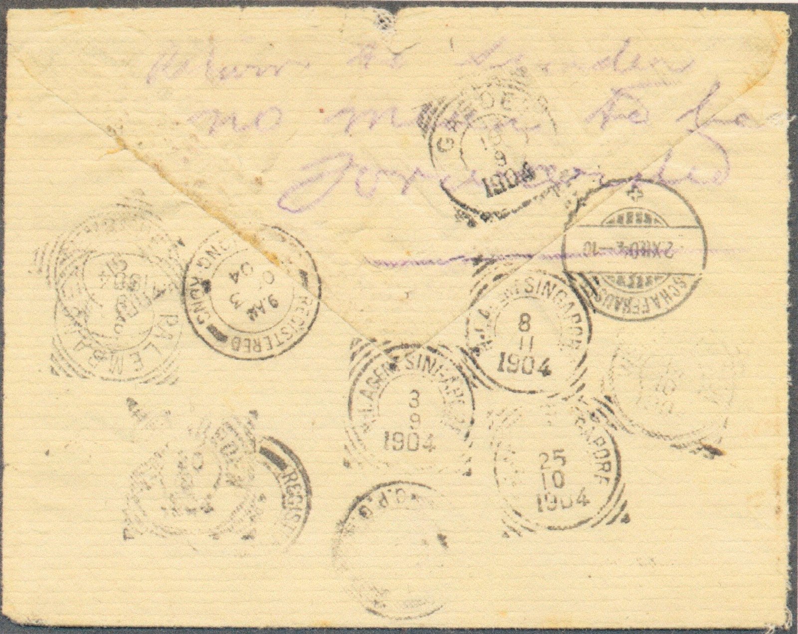 Zwölf Stempel, eine Landkarte: Wie man die Reise eines Briefes liest
